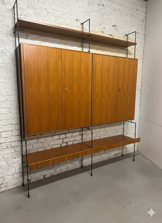 Image 1 of Vintage Omnia wandmeubel uit 1960