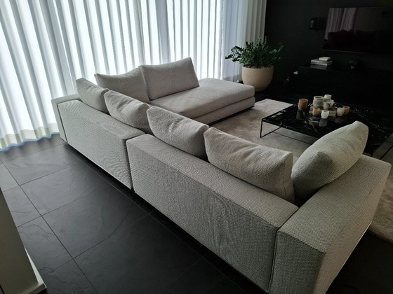 Minotti Hamilton Hoekbank | Modulair – Hoekbanken, Textile, Chrome (photo 2 of 6)