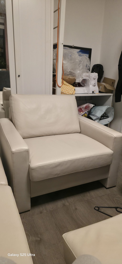 Sofá de cuero Premium Ewald Schillig – Sehr guter Zustand, Múnich“