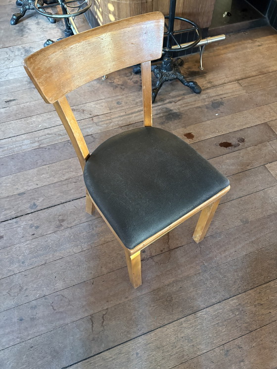 Sedie da pranzo vintage – Wood, Skai (photo 11 of 13)
