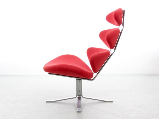 Een paar vintage Corona Scandinavische fauteuils – Erik Jørgensen Møbelfabrik, Metal (photo 5 of 13)