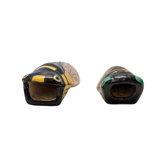 Image 1 of Vases muraux vintage français en forme de cigale