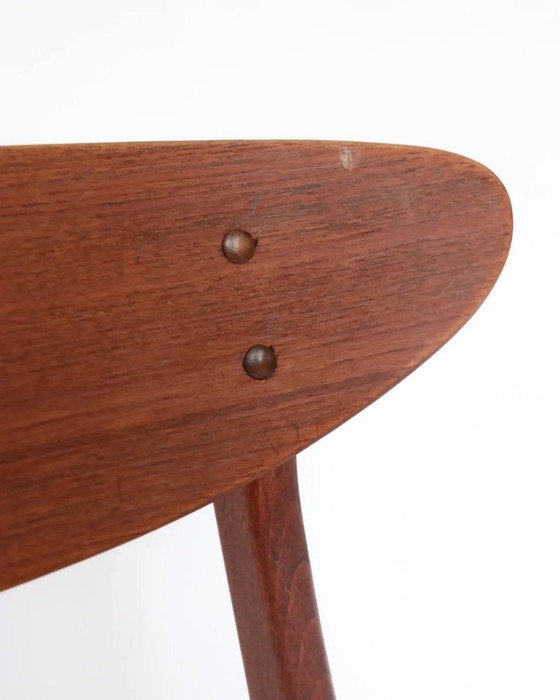 Image 1 of Sedie da pranzo vintage Farstrup modello 210 in teak, 6 pezzi