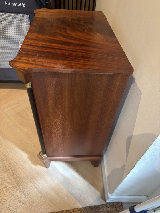 Image 1 of antieke mahoniehouten Empire-stijl commode