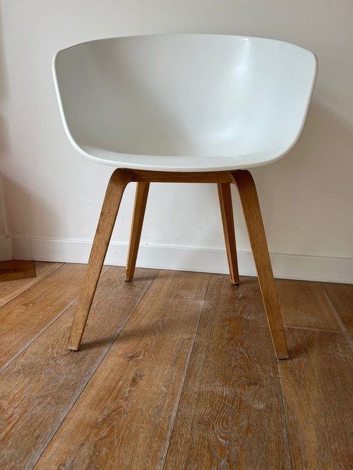 HAY About a Chair AAC22 Stoel - Oak - White