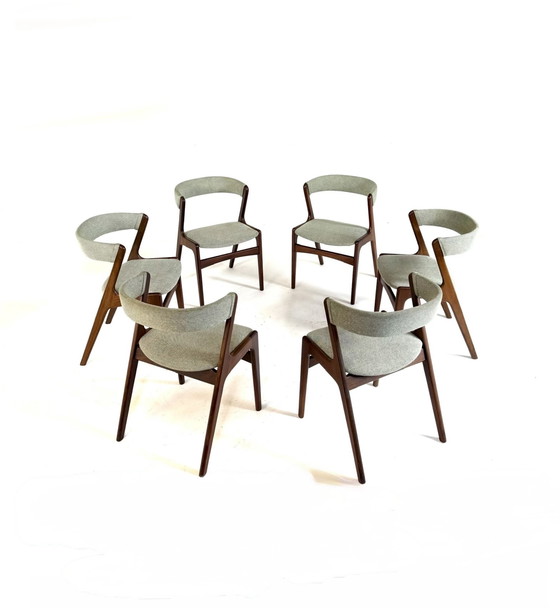 Image 1 of 6x sedia da fuoco modello vintage n. 68, Andersstrup Møbelfabrik '60