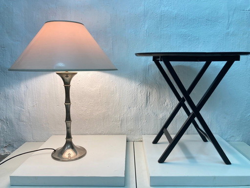 Bamboo table lamp by Ingo Maurer 70s