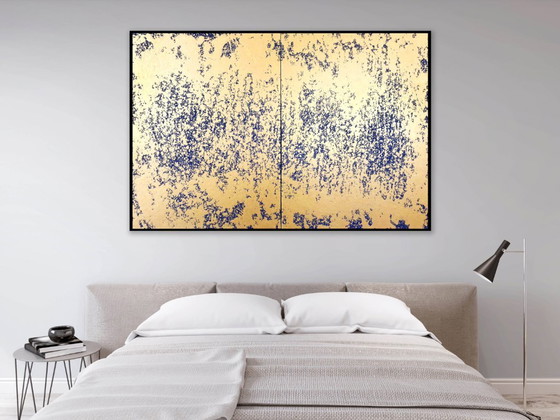 "Golden Radiance" (Abstract Painting, Unique Piece), Jürgen Angeler, Paintings & Drawings, Canvas, Wood (photo 9 of 15)