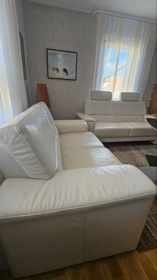 Conjunto de muestra de anillo de cuero para 2 sofás de cuero