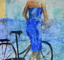 With the bike 