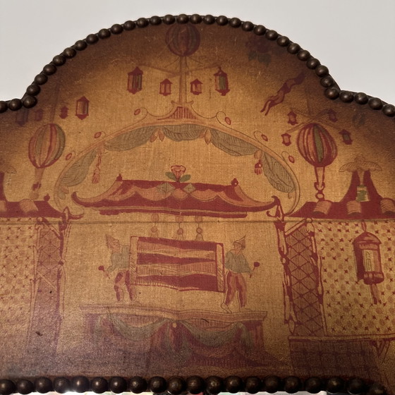 Antieke chinoiserie spiegel Trumeau, ca. 1900 – Wood, Glass (photo 7 of 14)