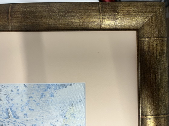 Large Relief Painting with Tree – Hand-Painted on Canvas in Frame. – Paintings & Drawings, Wood (photo 8 of 11)