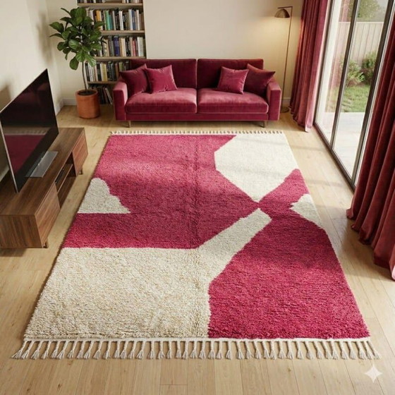 Modern roze tapijt 300x200cm – Vloerkleden en tapijten, Textile (photo 6 of 6)