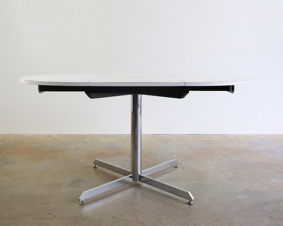 Image 1 of Vintage round extendable table