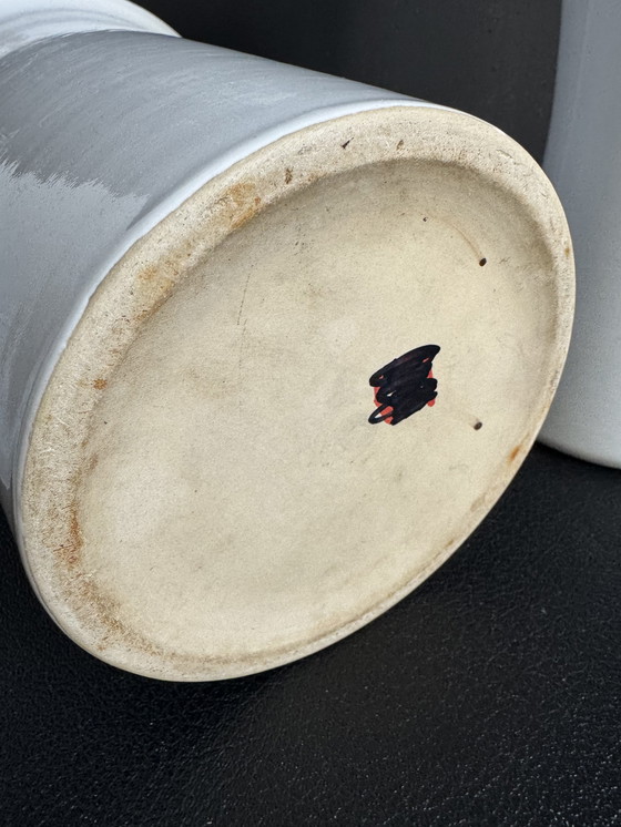 Image 1 of Diaboloförmige Keramikvasen aus Westdeutschland, 1960er Jahre