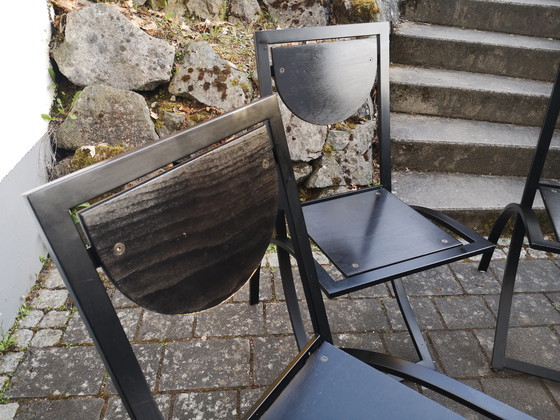 Image 1 of Chaises design KFF Sinus – lot de 4 – classiques vintage des années 80