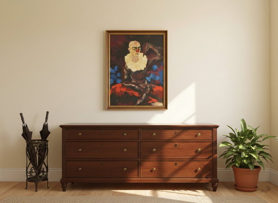 Image 1 of Antique oil painting from the Sicilian School of the 20th century