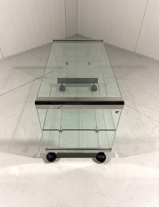 Image 1 of Mueble para equipos de audio, mueble para TV y mesa auxiliar de Gallotti&Radice, Tris 1971.
