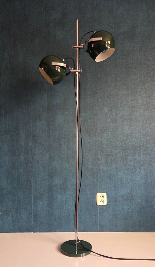 Vintage floor lamp - Gepo - 1970s - Green