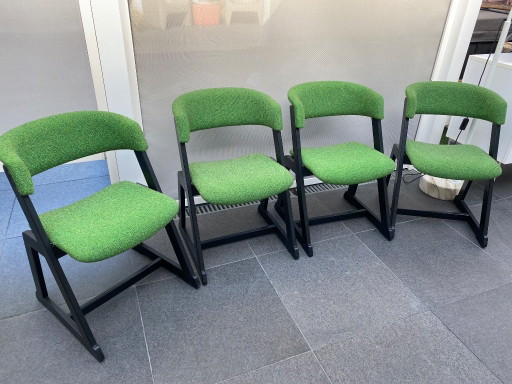 4 sillas de comedor vintage, como nuevas. – eetkamerstoelen, Wood