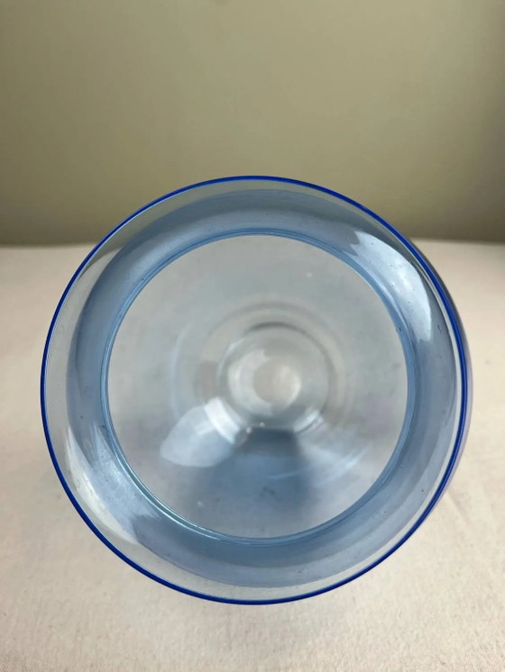 Jarrón azul azur – Jarrones, Crystal, Glass (photo 8 of 8)
