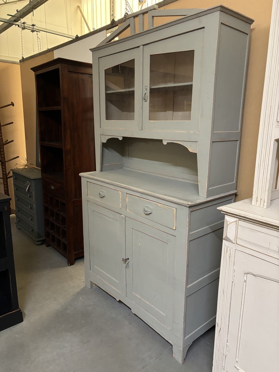 Vintage Brocante Buffetkast – Buffetkasten, Wood (photo 8 of 8)