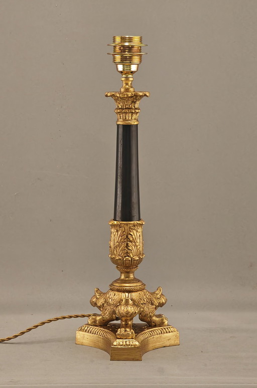 French Empire/ Charles X table lamp