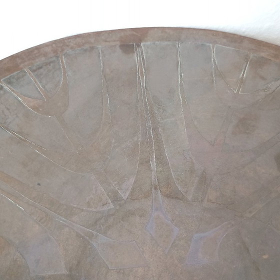 Image 1 of Grande placca da parete in rame lavorata a mano