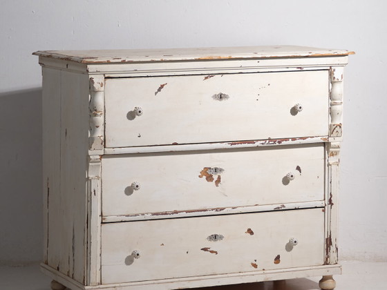 Antique white Provencal style chest of drawers (c.1920) #44 (photo 2 of 40)