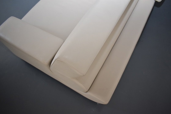 Neuwertige Exklusive Leolux Design Lounge Eckbank – Modulare Sofas, Leather, Metal (photo 8 of 15)