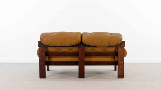 Image 1 of Braziliaanse stijl lederen zitgroep