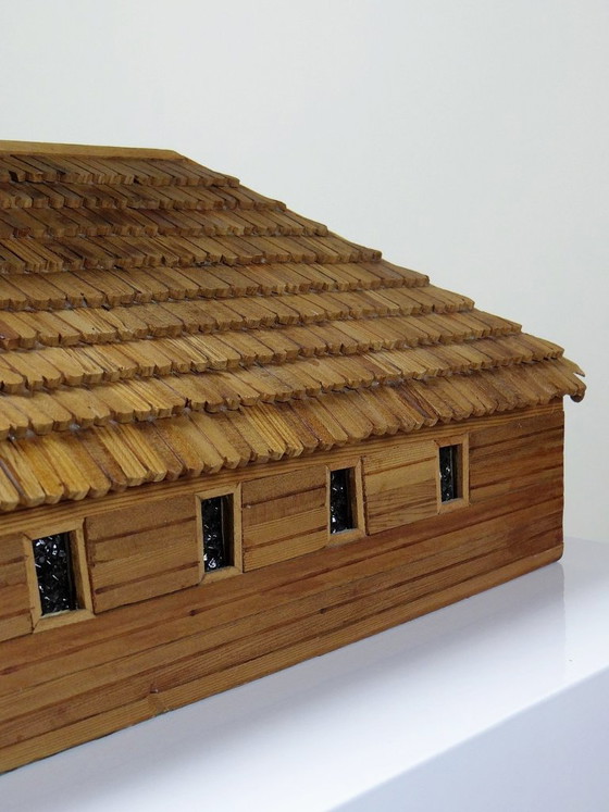 Image 1 of Modelo de iglesia de madera antigua de los años 50-70 "Iglesia Nercón Chiloé Chile"