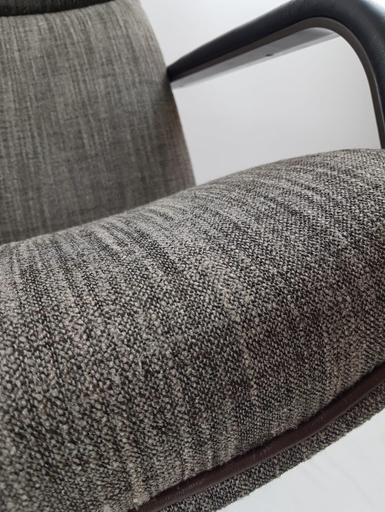 Image 1 of Artifort Drehsessel Grau Braun Melange F154