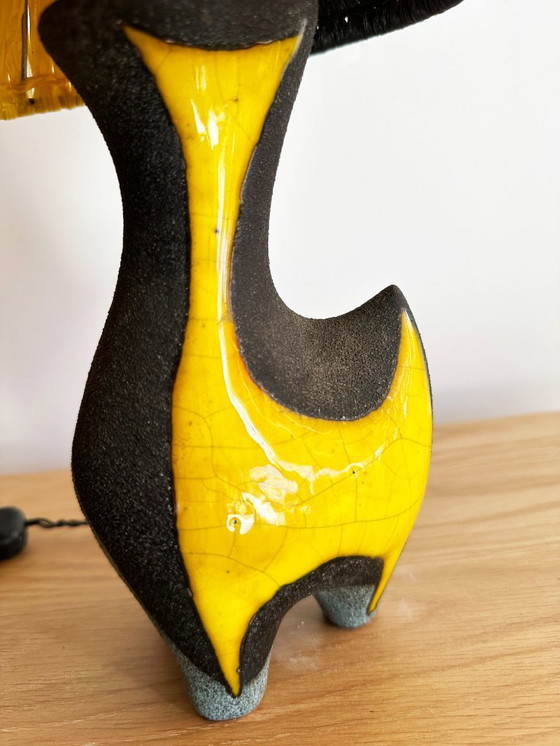 Image 1 of Vintage lamp by Lilette and Gilbert Valentin for Les Archanges, France 1950