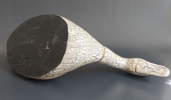 Image 1 of Anatre di legno vintage intagliate e dipinte a mano