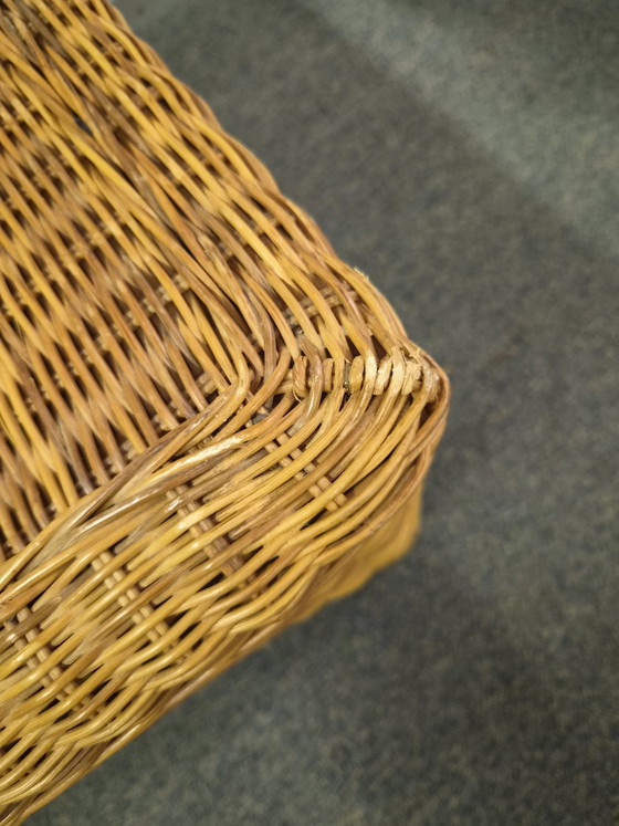 Mid-Century Modern Rohé Noordwolde Rotan Salontafel (Vierkant) – Rattan, Bamboo (photo 5 of 12)