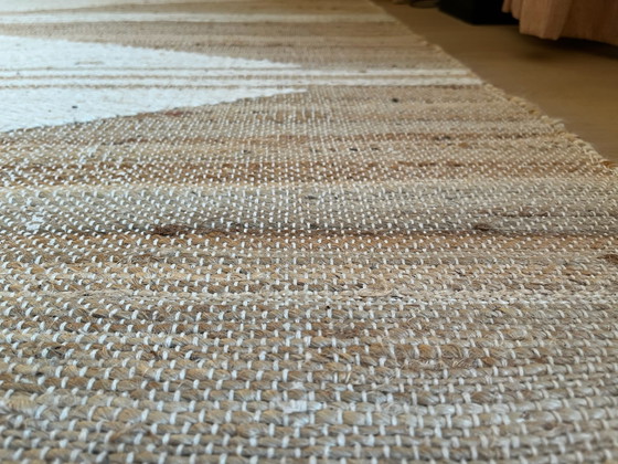 Jute Boho-style Rug 230x340 (jute/white wool), Rugs & carpets, Other, Brown (photo 5 of 6)