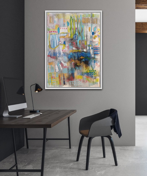 Natia Antadze Abstract Composition