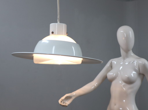 Space Age Veluce Murano hangende schijflamp 1960, set van 4