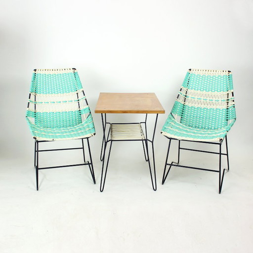Mid Century Outdoor Seating Set, Czechoslovakia, 1960s