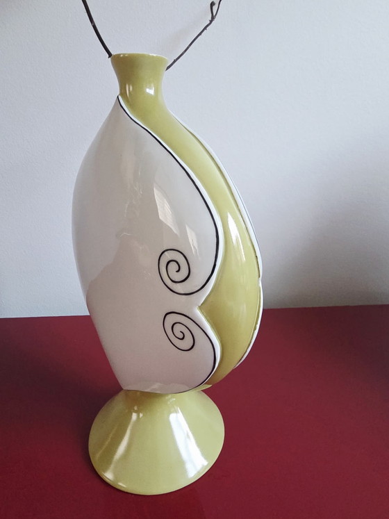 Royal Dux "Atelier" Porseleinen Vaas van Jindřiška Radová - Jaren 70 – Royal Dux., Vazen, Porcelain (photo 4 of 9)