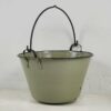 Caldero antiguo esmaltado verde (c.1920) – Objetos decorativos, Metal, Rustic (photo 8 of 9)