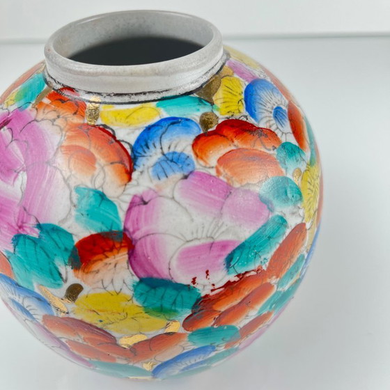 Image 1 of Vintage Chinese glazed porcelain vase, 1950/70