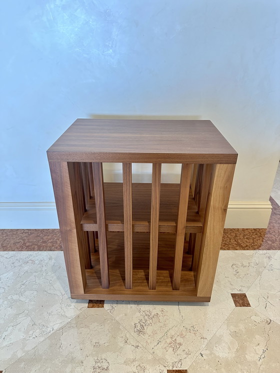 Image 1 of Superb designer occasional table in solid walnut