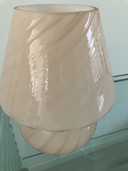 Bellissima lampada a forma di fungo in vetro di Murano degli anni '70.