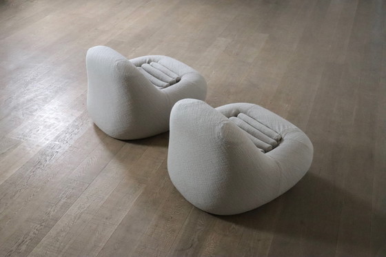 Image 1 of Ein Paar Carrera-Sessel von De Pas D'Urbino & Lomazzi für BBB Bonacina