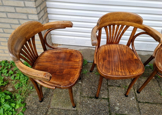 4 ZPM Radomsko (Thonet) Bentwood Chairs Vintage – Dining chairs (photo 8 of 14)