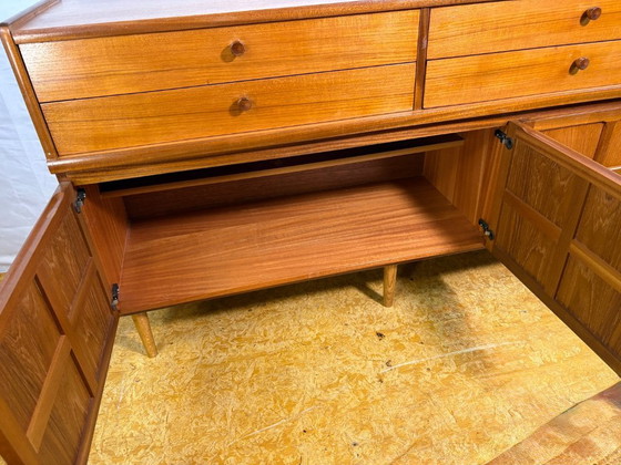 Mid Century Retro Vintage Teak Sideboard by Nathan (Circa 1960–1970) A Stylish and Highly Versatile Mid (photo 5 of 10)