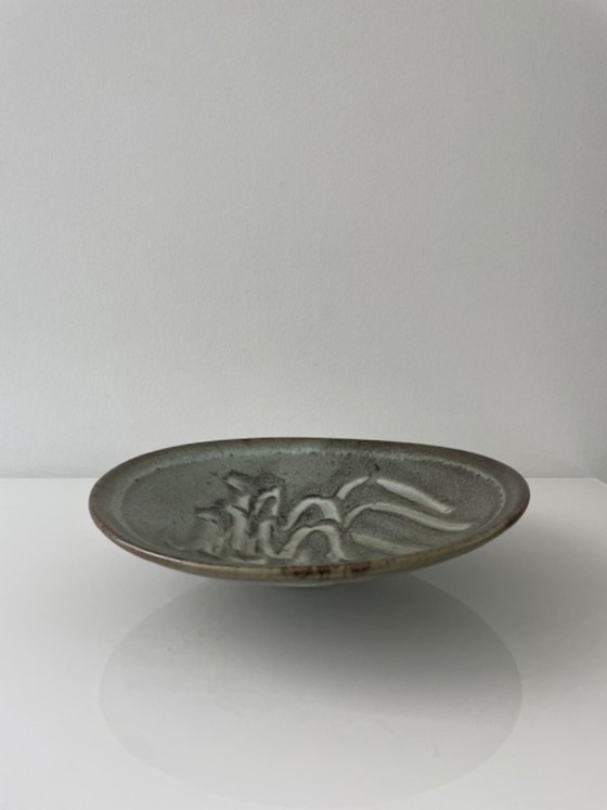 Image 1 of Vintage Taizé ceramic design bowl on a base