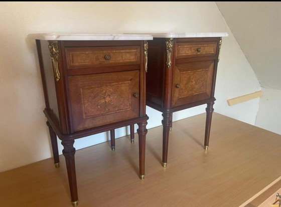 Image 1 of 2x Classic Vintage (Night) Cabinet